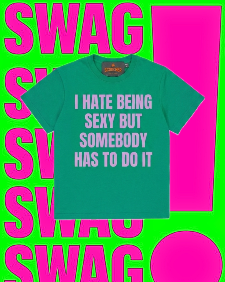 T-SHIRT “I HATE BEING SEXY”