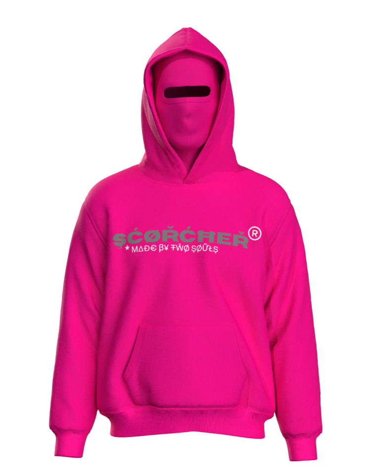 SCORCHER BALACLAVA HOODIE PINK