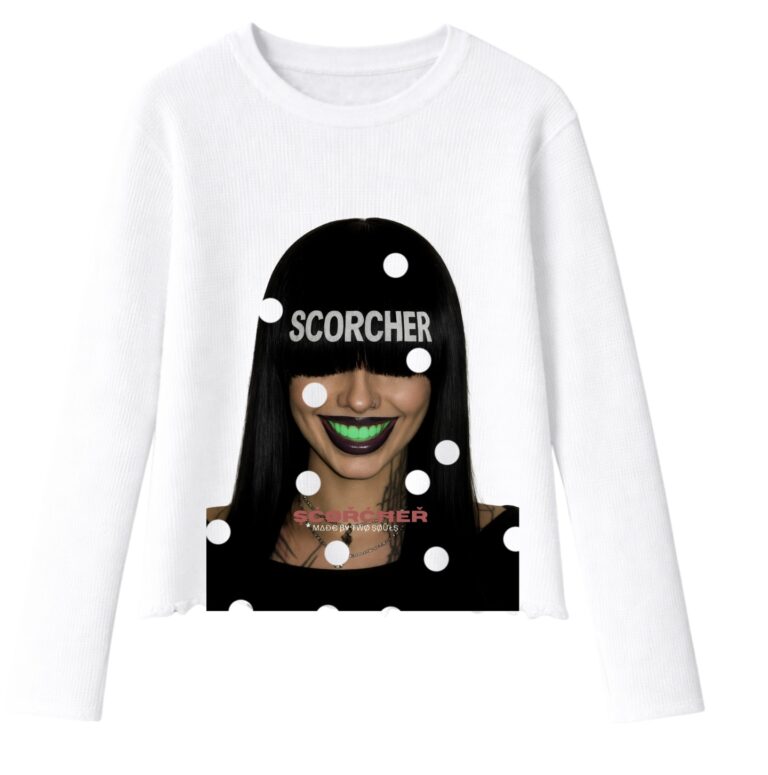 SCORCHER WHITE LONGSLEEVE