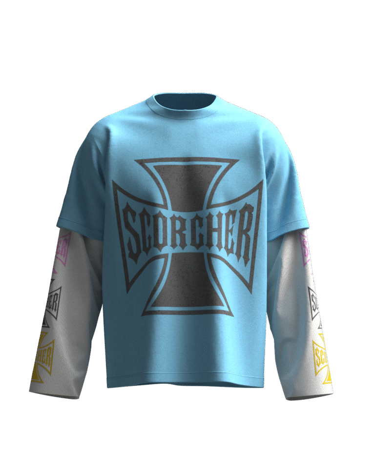 SCORCHER LONGSLEEVE / BLUE