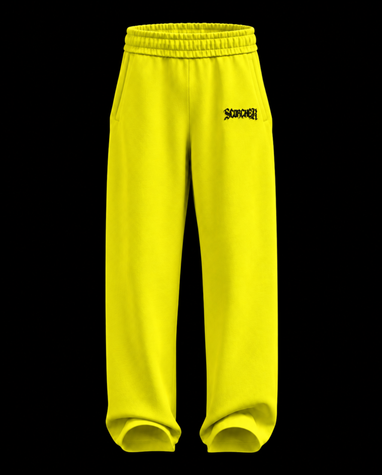 SCORCHER YELLOW SWEATPANTS